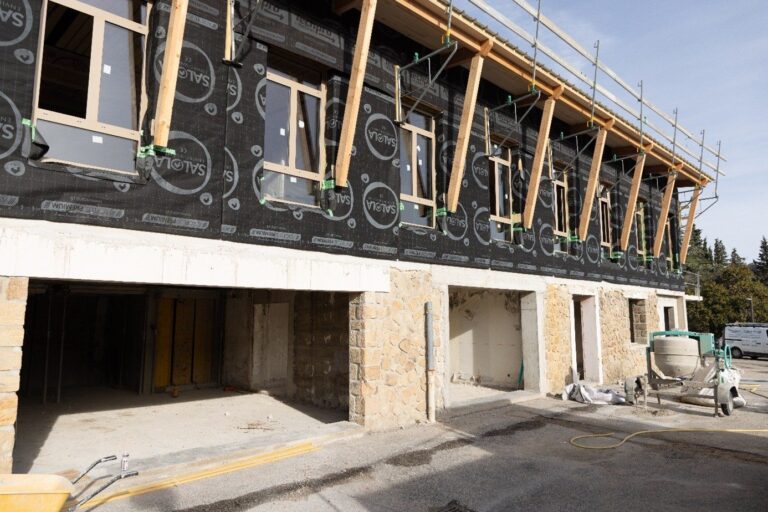 Travaux du siège de Territoire d'énergie Ardèche à Privas